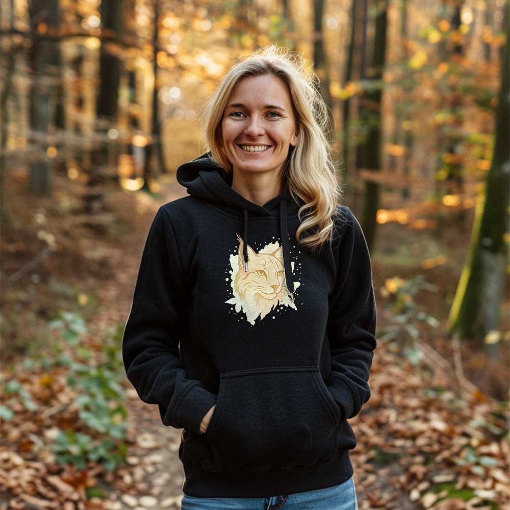 Wächter des Waldes – Luchs Hoodie